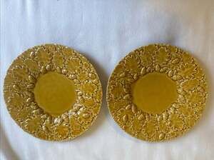 Bordallo Pinheiro Oak Leaf and Acorn Salad Plates, Set of 2